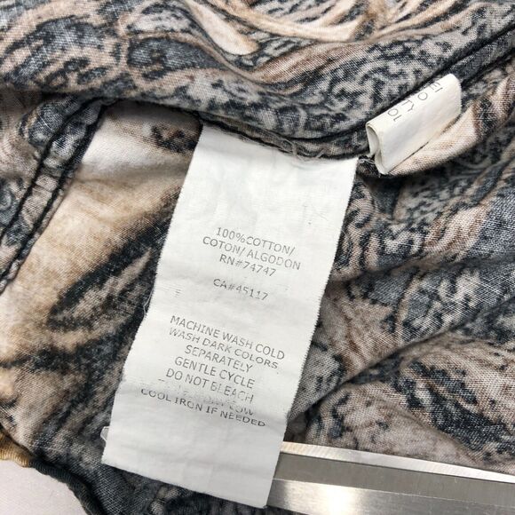 Red Head Men Long Sleeve Camo Camouflage Button Shirt Top Size Large B324 -5 - Picture 8 of 14